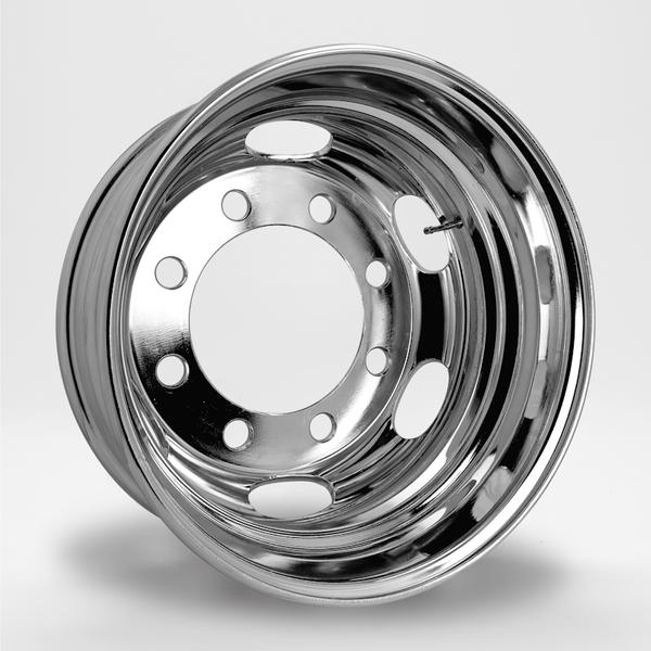 トラック・バス用ホイール 1本 フロント DOT-X メッキホイール【19.5×6.75 8-285 offset:147 JIS】DOTX 19.5インチ 8穴 オフセット:147 | DOTーX | 03