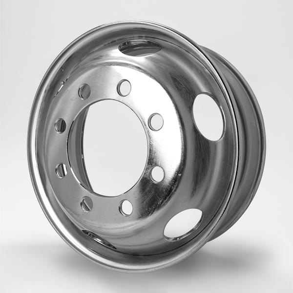 トラック・バス用ホイール 1本 リア DOT-X メッキホイール【22.5×8.25 8-285 offset:165 JIS】DOTX 22.5インチ 8穴 オフセット:165 1枚 | DOTーX | 03