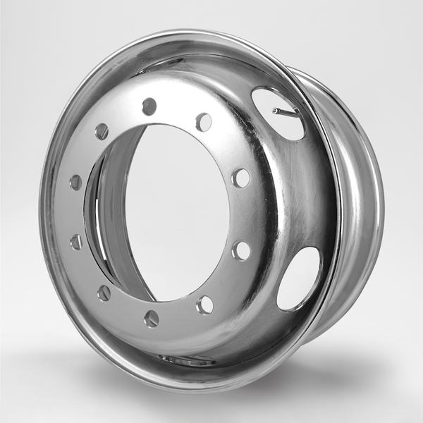 トラック・バス用ホイール 1本 リア DOT-X メッキホイール【22.5×8.25 10-335 offset:165 従来ISO】DOTX 22.5インチ 10穴 オフセット:165 | DOTーX | 03