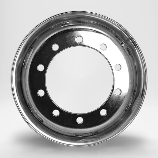 トラック・バス用ホイール 1本 リア DOT-X メッキホイール【22.5×8.25 10-335 offset:165 従来ISO】DOTX 22.5インチ 10穴 オフセット:165 | DOTーX | 04