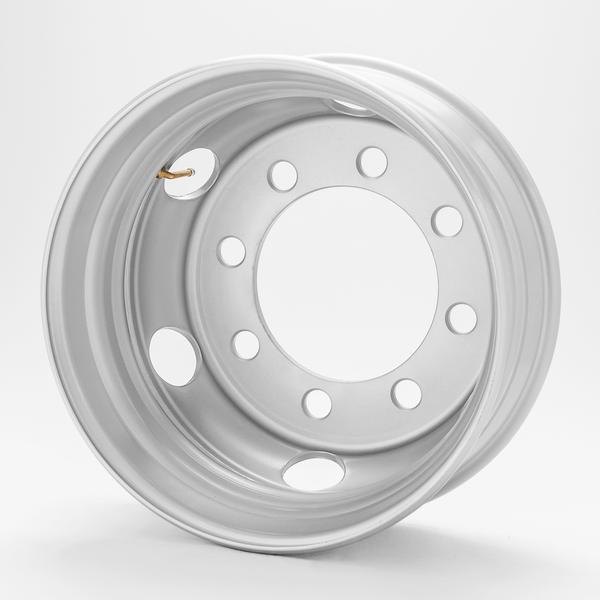 トラック・バス用ホイール 1本 DOT-X スチールホイール【19.5×6.75 8-285 offset:147 JIS】DOTX 19.5インチ 8穴 オフセット:147 鉄チン | DOTーX | 02