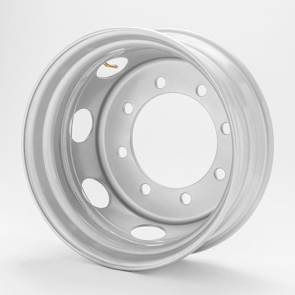 トラック・バス用ホイール 1本 DOT-X スチールホイール【19.5×6.75 8-275 offset:147 新ISO】DOTX 19.5インチ 8穴 オフセット:147 鉄チン | DOTーX | 02