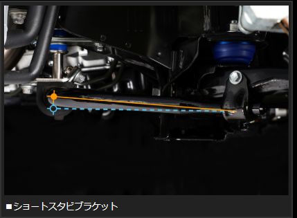 ハイエース 200系 玄武 ショートスタビブラケット SSS01H Genb ゲンブ MOONFACE ムーンフェイス HIACE | GENB | 02