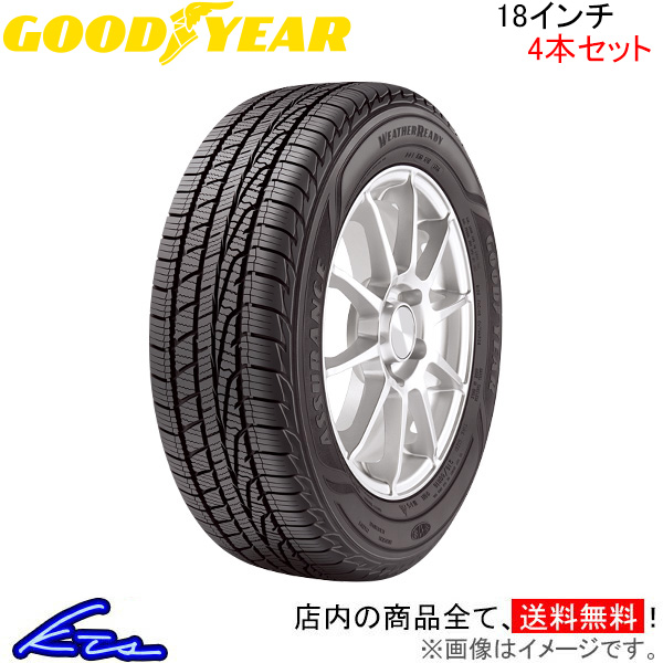 グッドイヤー アシュアランス ウェザーレディ 4本セット オールシーズンタイヤ【235/50R18 97V】GOOD YEAR Assurance WeatherReady 1台分 :GY tire4 qq e i 295k:KTSパーツショップ