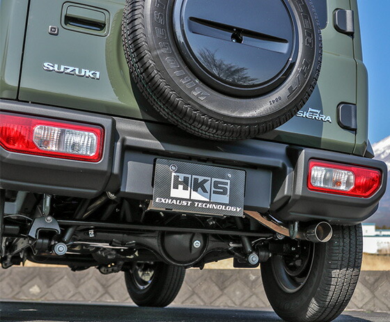 ジムニーシエラ JB74W マフラー HKS リーガル 31013-AS017 工賃セット Jimny SIERRA スポーツマフラー | HKS | 02