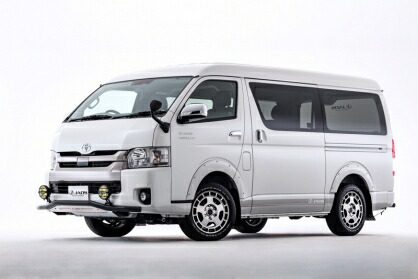 ハイエースバン 200系 ジャオス BATTLEZ リフトアップセット VFA A732201 JAOS HIACE VANの画像