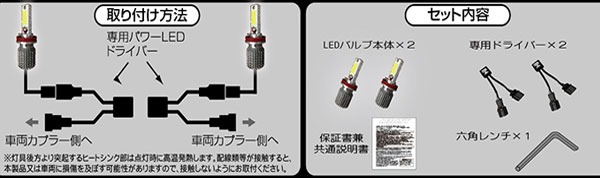 ジュナック LEDフォグバルブ LEDIST用補修ドライバー単品 H8 H9 H11 H16 LFB-2-D Junack レディスト｜ktspartsshop2｜04