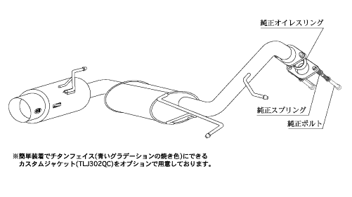 柿本改 ハイパーGTボックスRev. マフラー カローラランクス TA-ZZE123