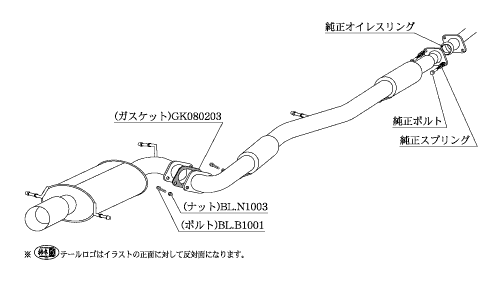 インプレッサ GC8 マフラー 柿本改 カキモトR BS302 KAKIMOTO RACING 柿本 カキモト Kakimoto.R IMPREZA スポーツマフラー | 柿本改 | 01