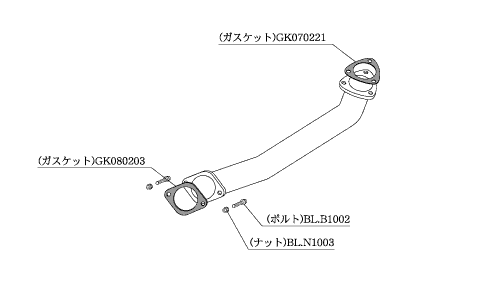 スカイライン HCR32 マフラー 柿本改 フロントパイプ NF309 KAKIMOTO RACING 柿本 カキモト SKYLINE スポーツマフラー | 柿本改 | 01