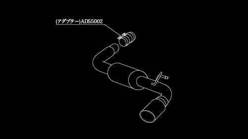 クロスオーバー(R60) XD20A マフラー 柿本改 アインザッツ s-622 E6E3017C KAKIMOTO RACING 柿本 カキモト einsatz s-622 CROSSOVER | 柿本改 | 01