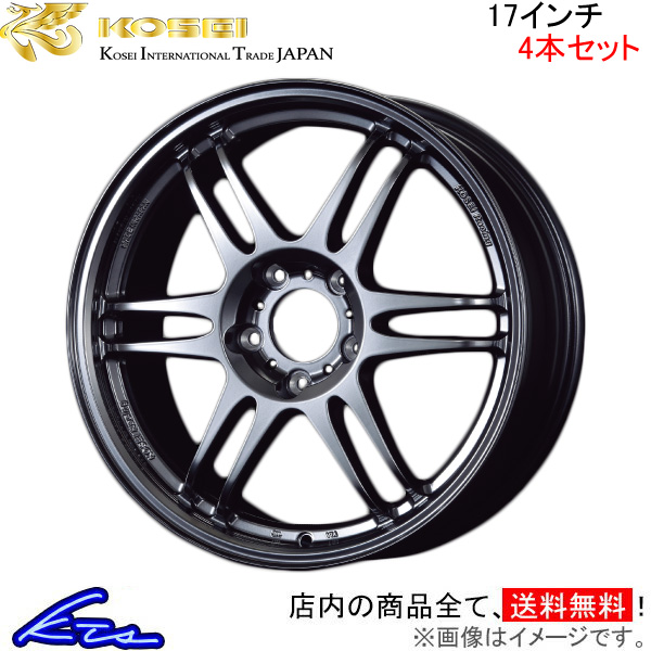 コーセイ K1レーシング .REV 4本セット ホイール レガシィツーリングワゴン BH5/BH9/BHE 10011 KOSEI K-1 Racing アルミホイール 4枚 1台分｜ktspartsshop2