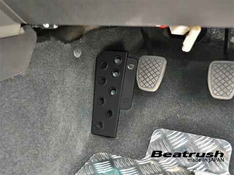 BRZ ZC6 フットレスト レイル ドライバーズフットレスト ブルー ブラック S46400DR S46400DRK LAILE Beatrush｜ktspartsshop2｜04