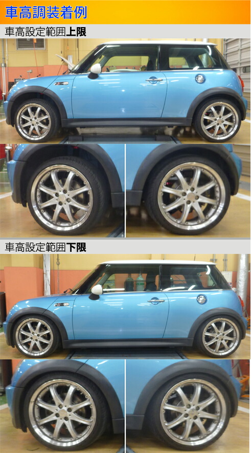 ラルグス 全長調整式車高調 スペックS MINI R50/R52/R53 LARGUS Spec S