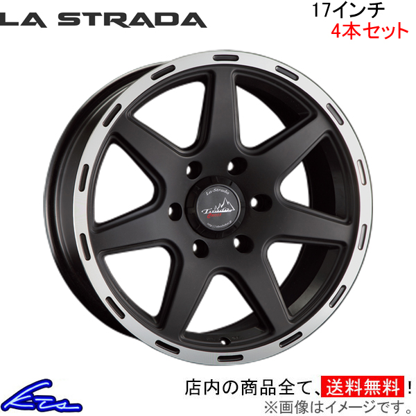 LA STRADA - ラ・ストラーダ ティラード 差し交わす 4本仕かける 銀輪 ランドクルーザープラド J150W/J151W LTC775T20MBRPT TIRADO 軽銀