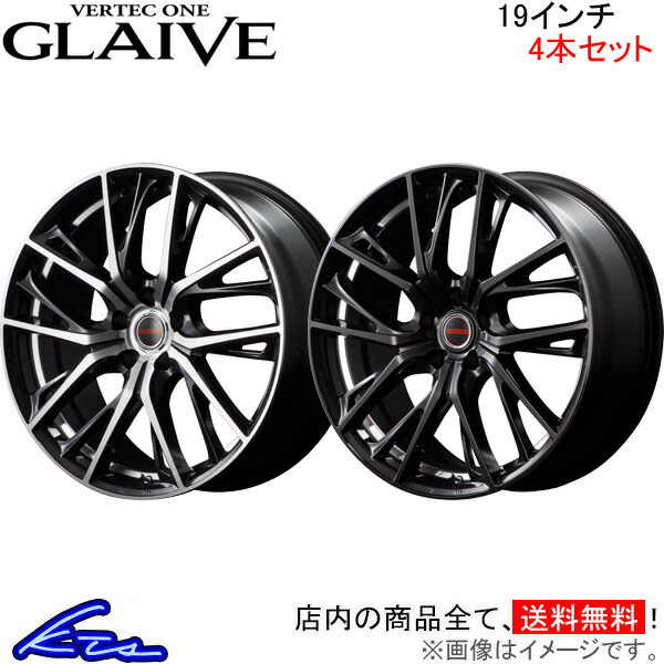 MID ヴァーテックワン グレイブ 4本セット ホイール【19×8J 5 114 INSET42】VERTEC ONE GLAIVE グレイヴ アルミホイール 4枚 1台分 :MID wheel4 qq e f2 i o886k:KTSパーツショップ