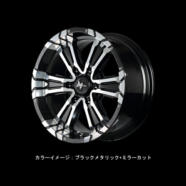 MID ナイトロパワー クロスクロウ 1本販売 ホイール ジムニー【16×5.5J 5-139 INSET20】64系 NITRO POWER CROSS CLAW アルミホイール 1枚 単品｜ktspartsshop2｜02