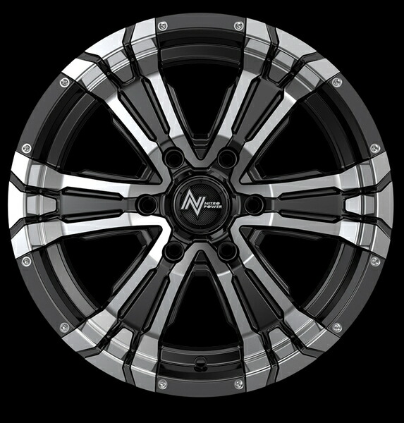 MID ナイトロパワー クロスクロウ 1本販売 ホイール デリカD：5【17×7J 5-114 INSET40】CV5W NITRO POWER CROSS CLAW アルミホイール 1枚 単品｜ktspartsshop2｜11