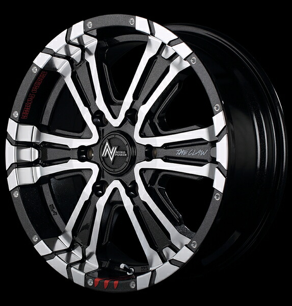 MID ナイトロパワー クロスクロウ GE 4本セット ホイール レネゲード【17×7J 5-110 INSET31】NITRO POWER CROSS CLAW GRAFFITI EDITION アルミホイール 1台分 | マルカサービス | 07