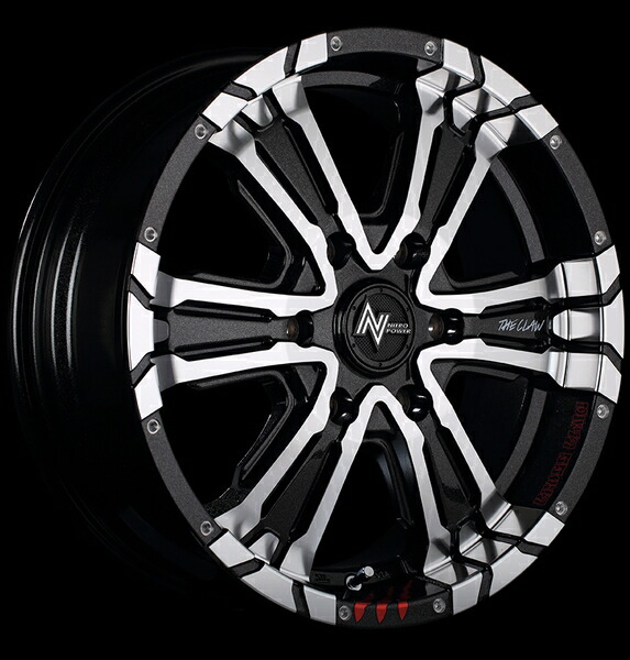 MID ナイトロパワー クロスクロウ GE 4本セット ホイール レネゲード【17×7J 5-110 INSET31】NITRO POWER CROSS CLAW GRAFFITI EDITION アルミホイール 1台分 | マルカサービス | 09