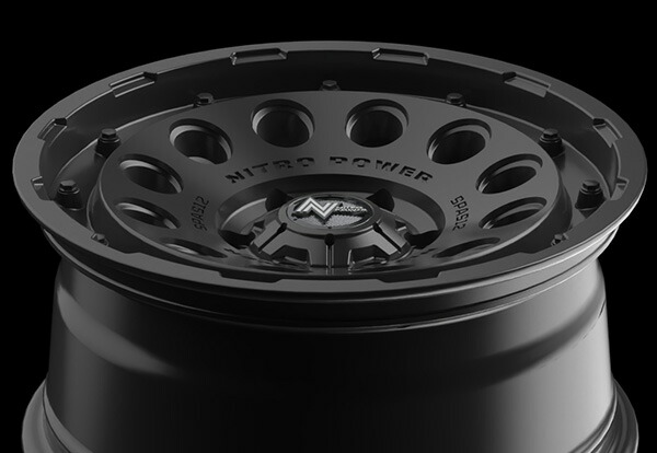 MID ナイトロパワー H12ショットガン 1本販売 ホイール【17×8J 6-139 INSET20 バレルブラック】NITRO POWER H12 SHOTGUN アルミホイール_18