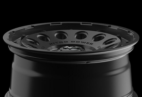 MID ナイトロパワー H12ショットガン 1本販売 ホイール【17×8J 6-139 INSET20 バレルブラック】NITRO POWER H12 SHOTGUN アルミホイール_19
