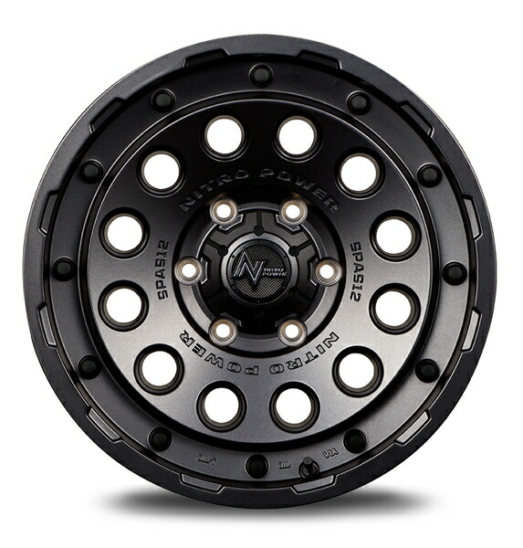 MID ナイトロパワー H12ショットガン 4本セット ホイール ミライース【14×4.5J 4-100 INSET45】350系/360系 NITRO POWER H12 SHOTGUN アルミ | マルカサービス | 13