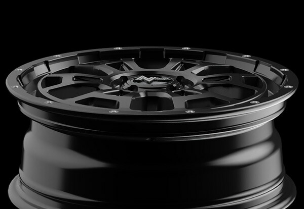 MID ナイトロパワー H6スラッグ 1本 ホイール フィットクロスター【16×6J 4-100 INSET40 セミグロスブラック】GR系 NITRO POWER H6 SLUG | マルカサービス | 17