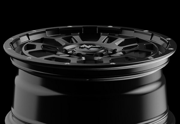 MID ナイトロパワー H6スラッグ 4本 ホイール ヤリスクロス【16×7J 5-114 INSET40 セミグロスブラック】MXPJ15 NITRO POWER H6 SLUG | マルカサービス | 17