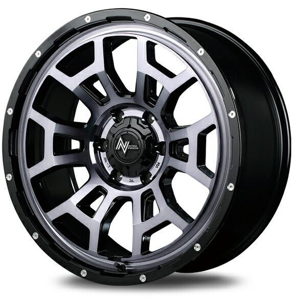 MID ナイトロパワー H6スラッグ 4本 ホイール ヤリスクロス【16×7J 5-114 INSET40 セミグロスブラック】MXPJ15 NITRO POWER H6 SLUG | マルカサービス | 10