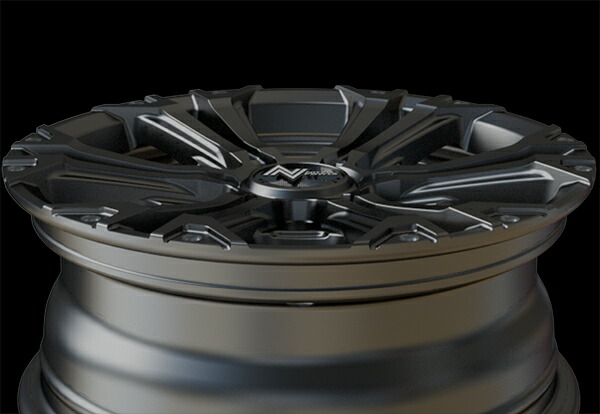 マルカサービス - MID ナイトロパワー ジャベリン 4本仕かける 銀輪【15×6J 6-139 INSET33】NITRO POWER JAVELIN 軽銀銀輪 4枚 1台分