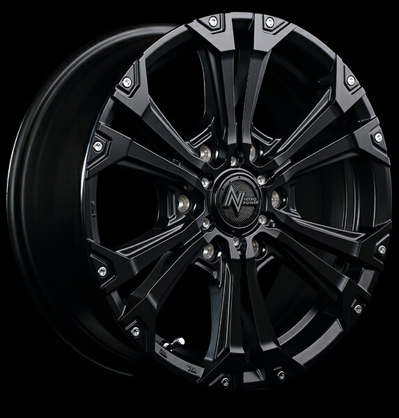 MID ナイトロパワー ジャベリン 4本セット ホイール ハイエース/レジアスエース【17×6.5J 6-139 INSET38】200系 NITRO POWER JAVELIN アルミホイール 1台分 | マルカサービス | 09