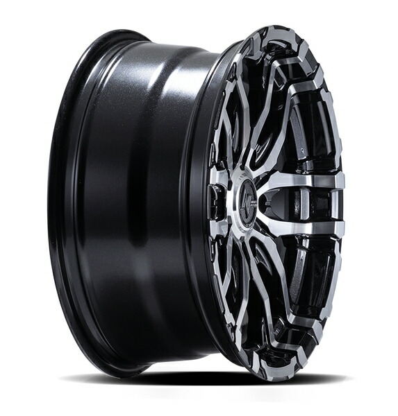 MID ナイトロパワー M26クロスファング 1本 ホイール ハイエース/レジアスエース【17×6.5J 6-139 INSET38 バレルブラック】200系 | マルカサービス | 08