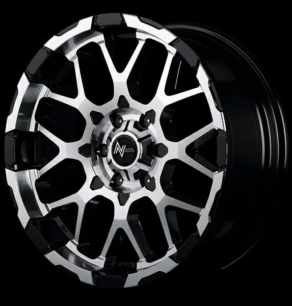 MID ナイトロパワー M28バレット 1本 ホイール ランドクルーザープラド【17×8J 6-139 INSET20 セミグロスブラック】150系 NITRO POWER｜ktspartsshop2｜07