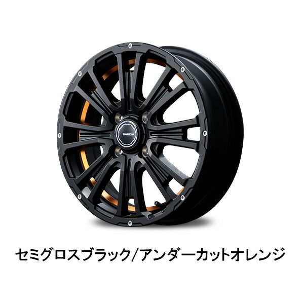 MID ガルシア SSリボルバーKC 4本セット ホイール N-BOX【14×4.5J 4-100 INSET45】JF1/JF2 Garcia SS REVOLVER KC アルミホイール 4枚 1台分 | マルカサービス | 02