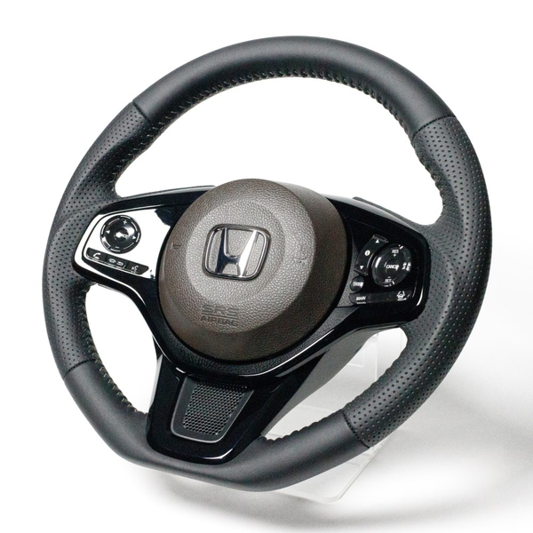 N-BOX N-BOXカスタム JF3 JF4 ステアリング レアル オリジナルシリーズ HNC-LPB-SL REAL ソフトDシェイプ 小径 ガングリップ NBOX custom | REAL（車） | 03