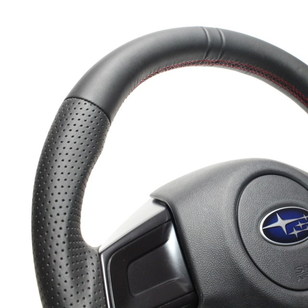 WRX S4 VAG ステアリング レアル オリジナルシリーズ SBA-LPB-RD REAL Dシェイプ 小径 ガングリップ ハンドル | REAL（車） | 03