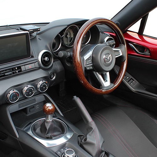 ロードスター ND5RC シフトノブ レアル シフトノブ SK-MZC-BRW REAL 16ダークブラウンウッド 純正交換タイプ ROADSTER | REAL（車） | 03