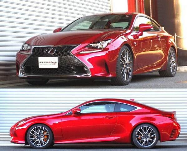 RC200t ASC10 ダウンサス 1台分 RSR Ti2000ダウン T104TD 工賃セット アライメント込 RS-R RS★R Ti2000 DOWN 一台分 ローダウン_1