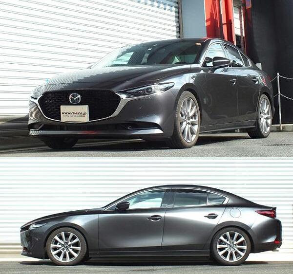 MAZDA3セダン BPFP ダウンサス フロント左右セット RSR RS-Rダウン M152DF RS-R RS★R DOWN フロントのみ マツダ3 SEDAN ローダウン