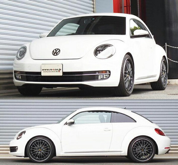 shino　H&R VW ザビートル　ダウンサス　16cbz RSR ザ・ビートル 16CBZ ダウンサス 1台分 RSR Ti2000ダウン W002TD RS