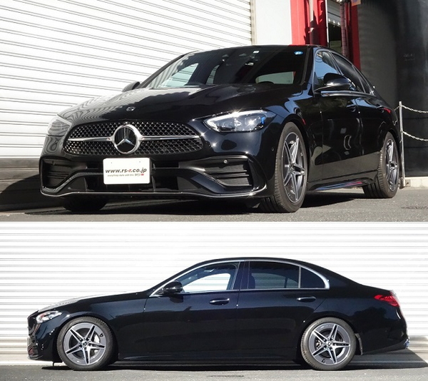 RS-R Ti2000ダウン 1台分 ダウンサス Cクラス W203 203042 BE011TD RSR RS★R Ti2000 DOWN ダウンスプリング バネ ローダウン コイルスプリング