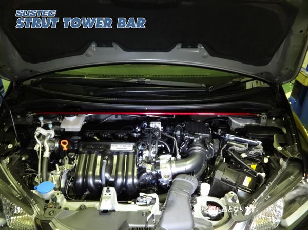 フィット GP5 タワーバー フロント タナベ サステック ストラットタワーバー NSH47 TANABE SUSTEC STRUT TOWER BAR FIT｜ktspartsshop2｜02