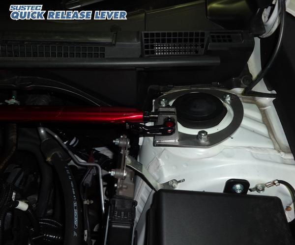 タナベ サステック クイックリリースレバー フロント インプレッサスポーツ GT7 QRL1 TANABE SUSTEC QUICK RELEASE LEVER タワーバー | TANABE | 01