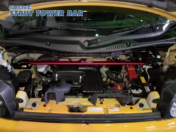 スペーシアギア MK53S タワーバー フロント タナベ サステック ストラットタワーバー NSS18 TANABE SUSTEC STRUT TOWER BAR Spacia GEAR | TANABE | 02