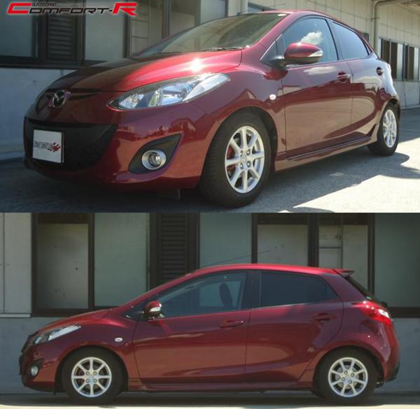 デミオ DEJFS 車高調 タナベ サステックプロCR CRDE3FSK 工賃セット アライメント込 TANABE SUSTEC PRO CR DEMIO 車高調整キット | TANABE | 01