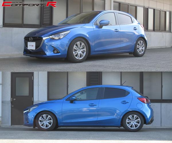 デミオ DJ3FS 車高調 タナベ サステックプロCR CRDJ5FSK 工賃セット アライメント込 TANABE SUSTEC PRO CR DEMIO 車高調整キット | TANABE | 01