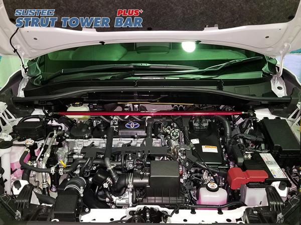 タナベ サステック タワーバープラス フロント カローラクロス ZVG11 PST71 TANABE SUSTEC TOWER BAR PLUS タワーバー+ | TANABE | 01