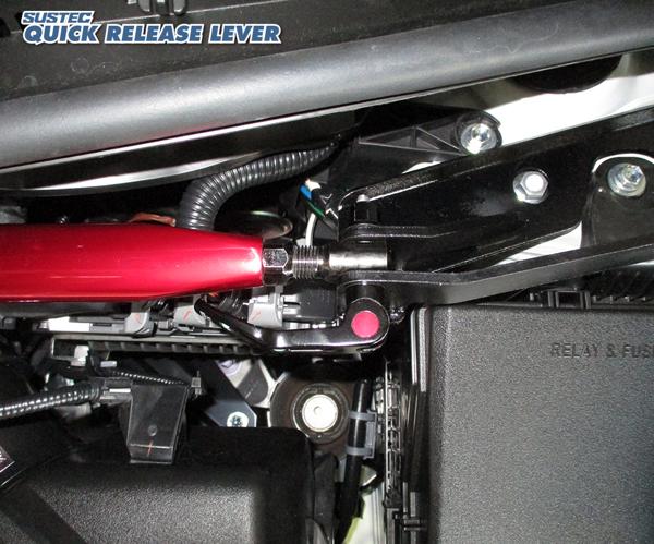 GRヤリス GXPA16 タナベ サステック クイックリリースレバー フロント QRL1 TANABE SUSTEC QUICK RELEASE LEVER YARiS | TANABE | 02