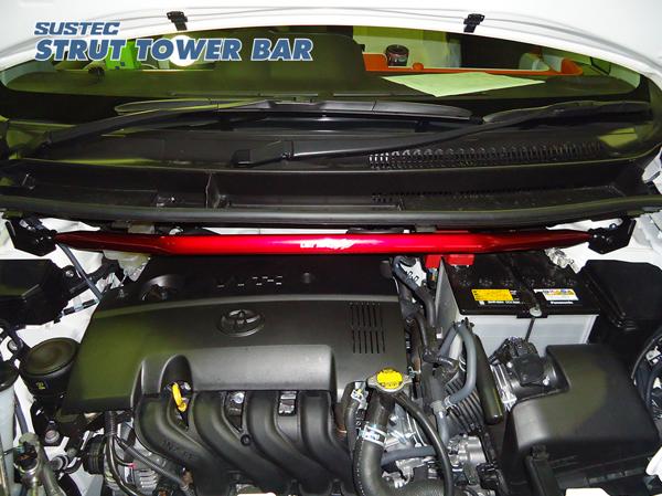 ポルテ NCP141 タワーバー フロント タナベ サステック ストラットタワーバー NST45 TANABE SUSTEC STRUT TOWER BAR PORTE | TANABE | 01